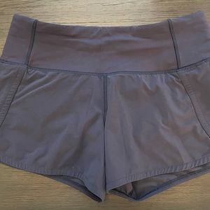 Lululemon speed shorts 4” size 2 navy